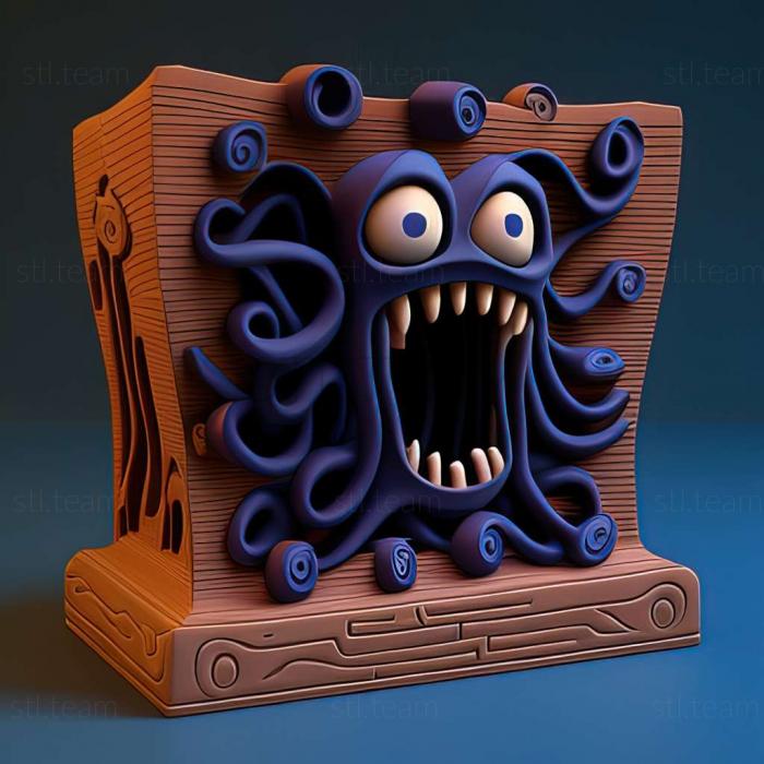 3D model Day Of The Tentacle game (STL)